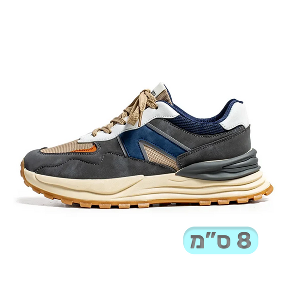 נעליים מגביהות לגברים תוספת גובה של 8 ס"מ