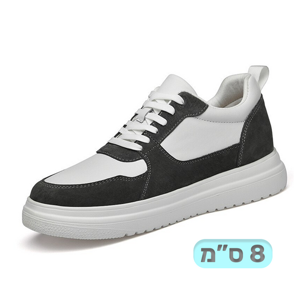 נעליים מגביהות לגברים תוספת גובה של 8 ס"מ